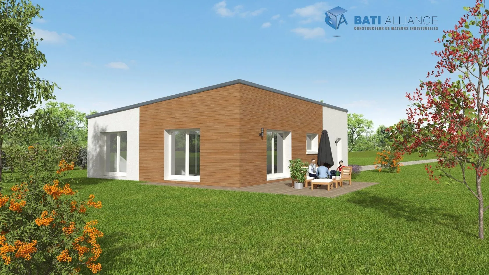 Maison neuve 103 m² à Bazougers (53170)
