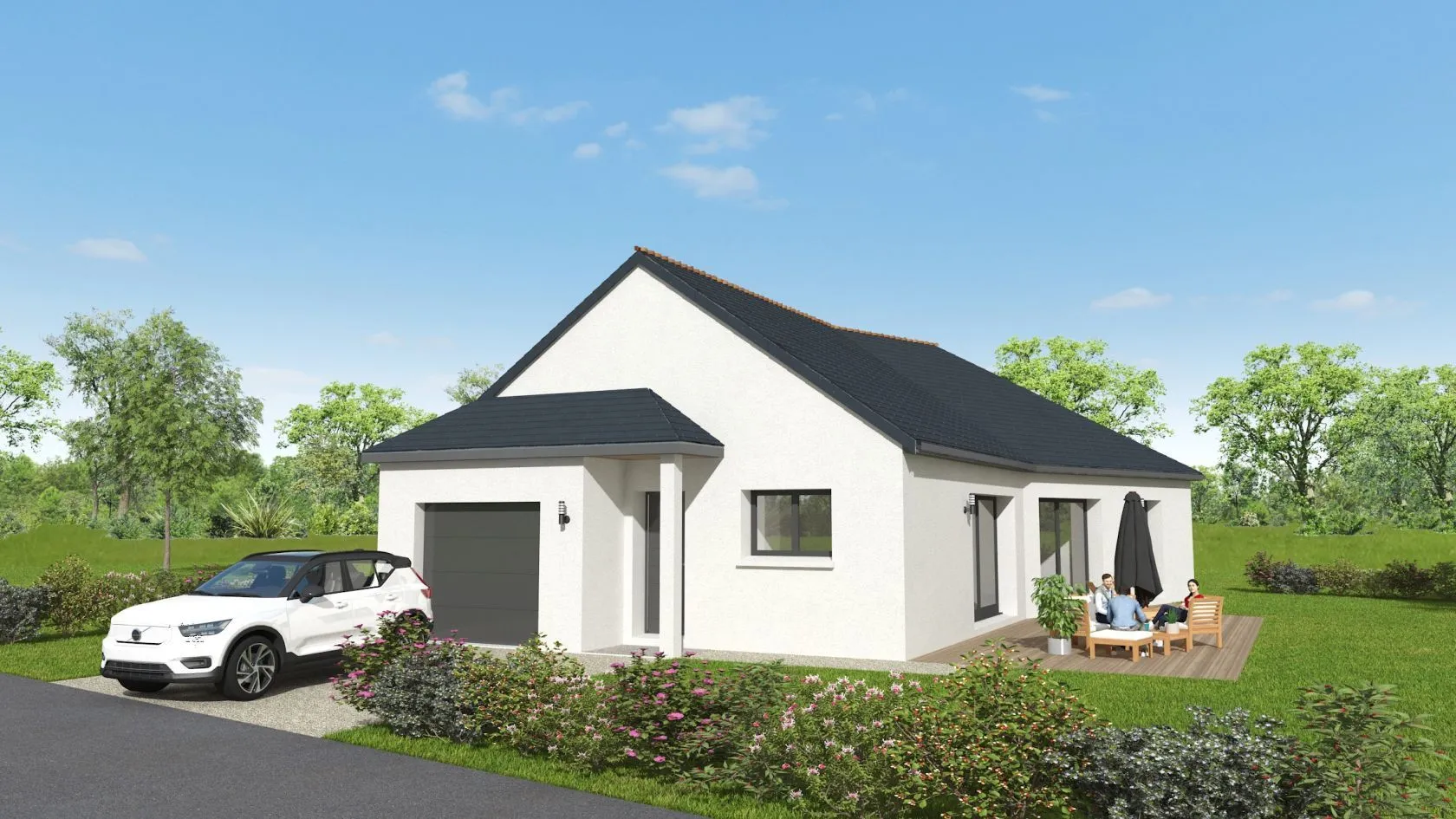 Maison neuve 93 m² à Soulgé-sur-Ouette (53210)