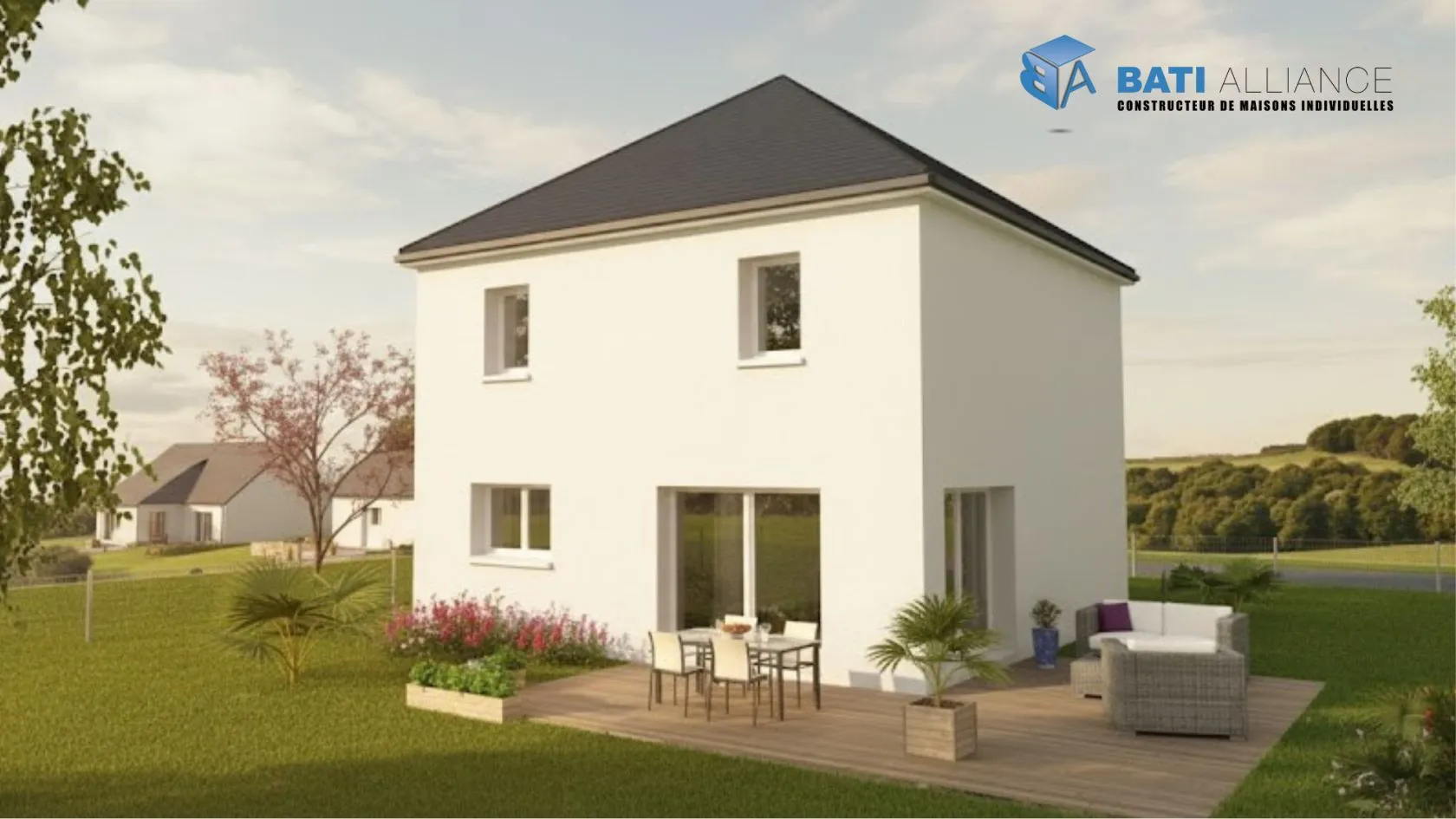 Maison neuve 103 m² à Saint-Baudelle (53100)