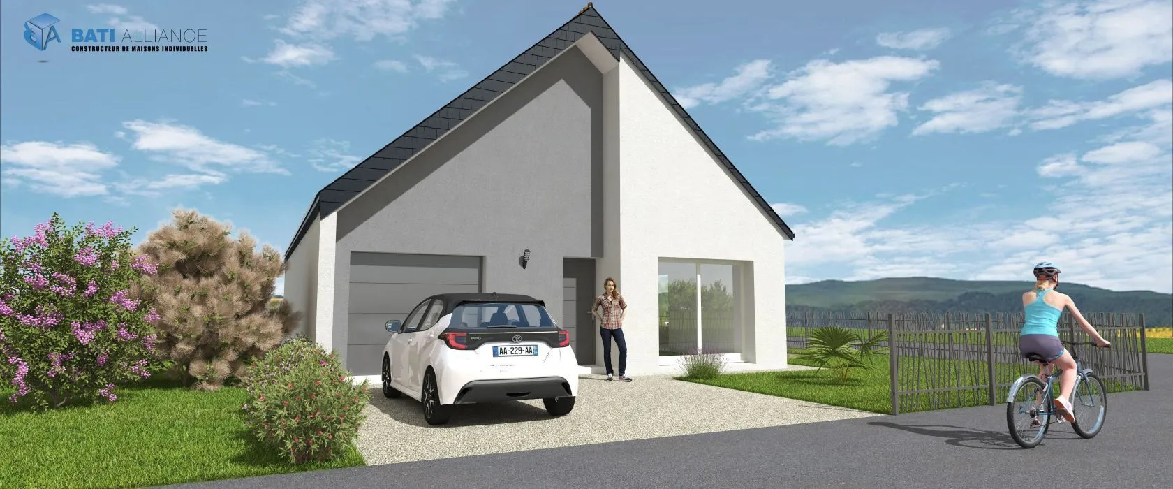 Maison neuve 89 m² à Pré-en-Pail (53140)