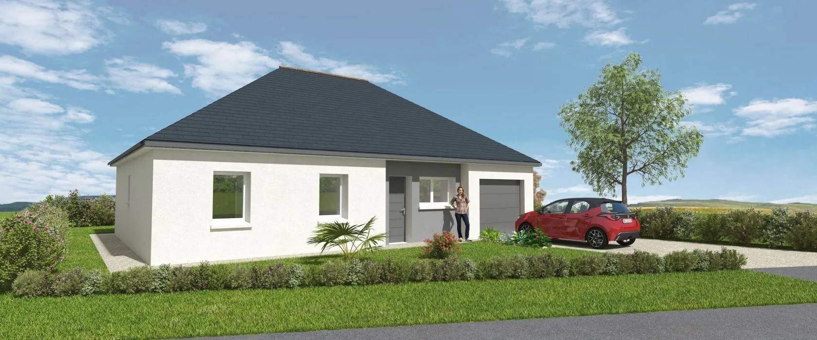 Maison neuve 81 m² à Méral (53230)