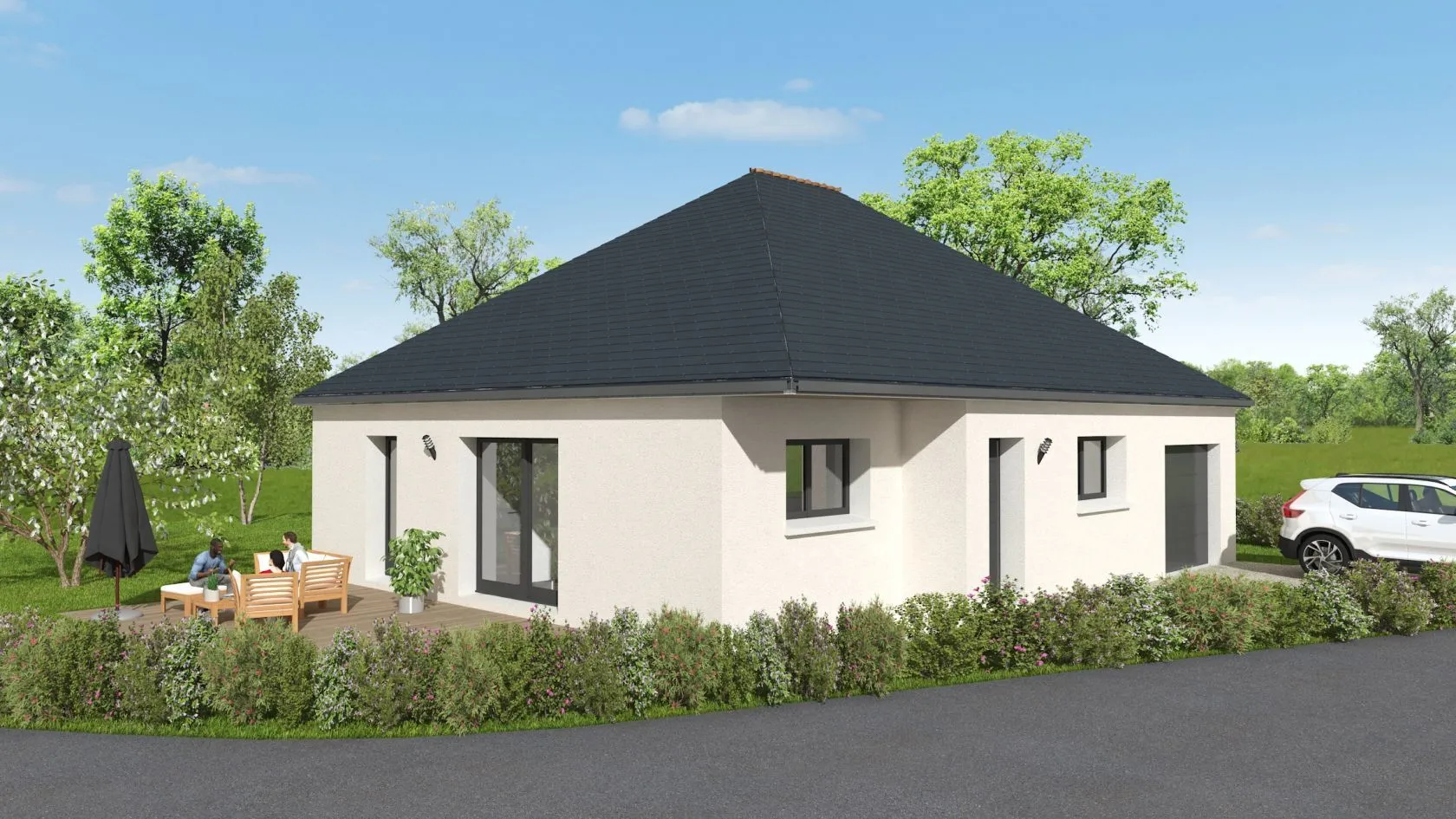 Maison neuve 85 m² à Mayenne (53100)
