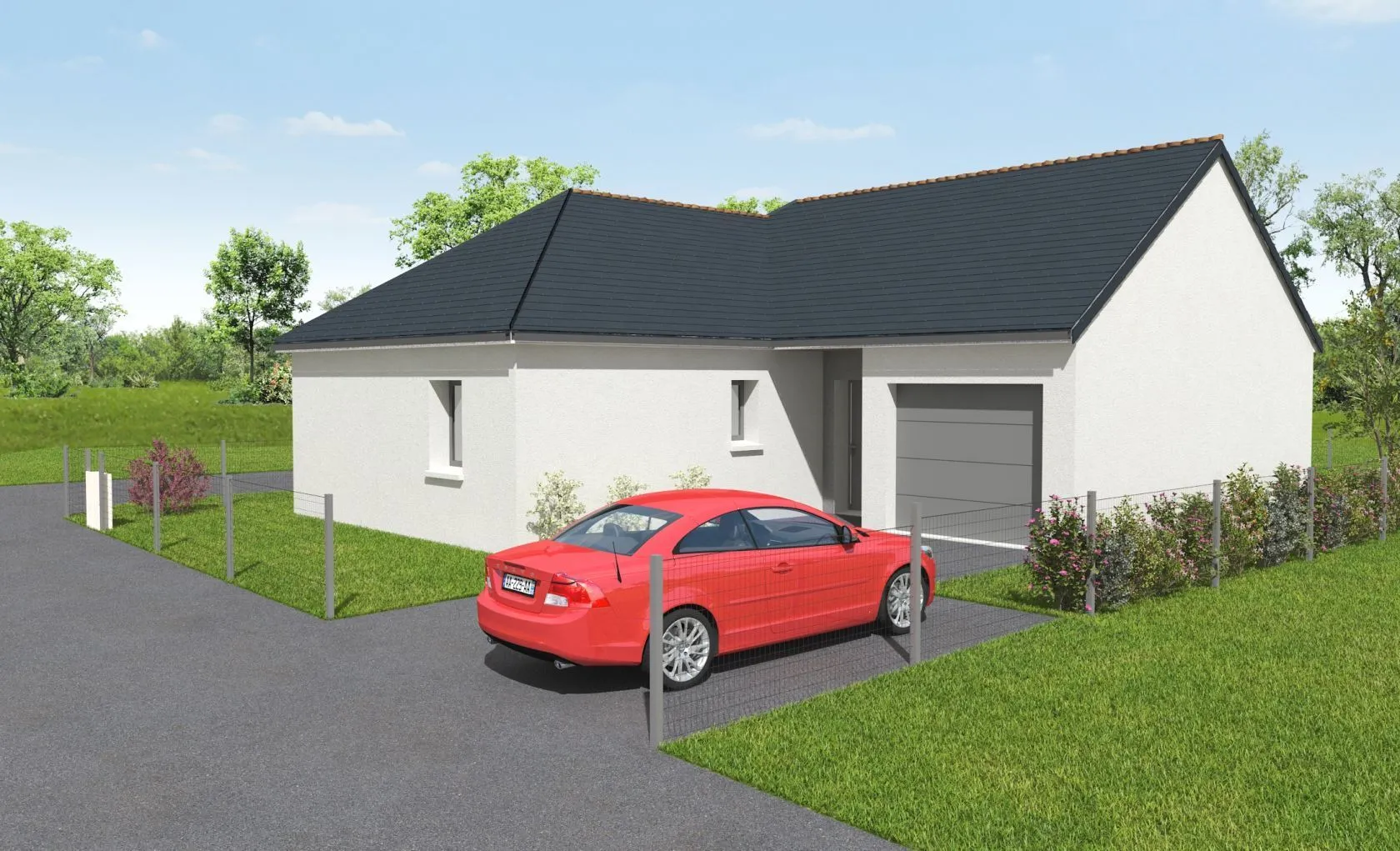 Maison neuve 83 m² à Bazougers (53170)