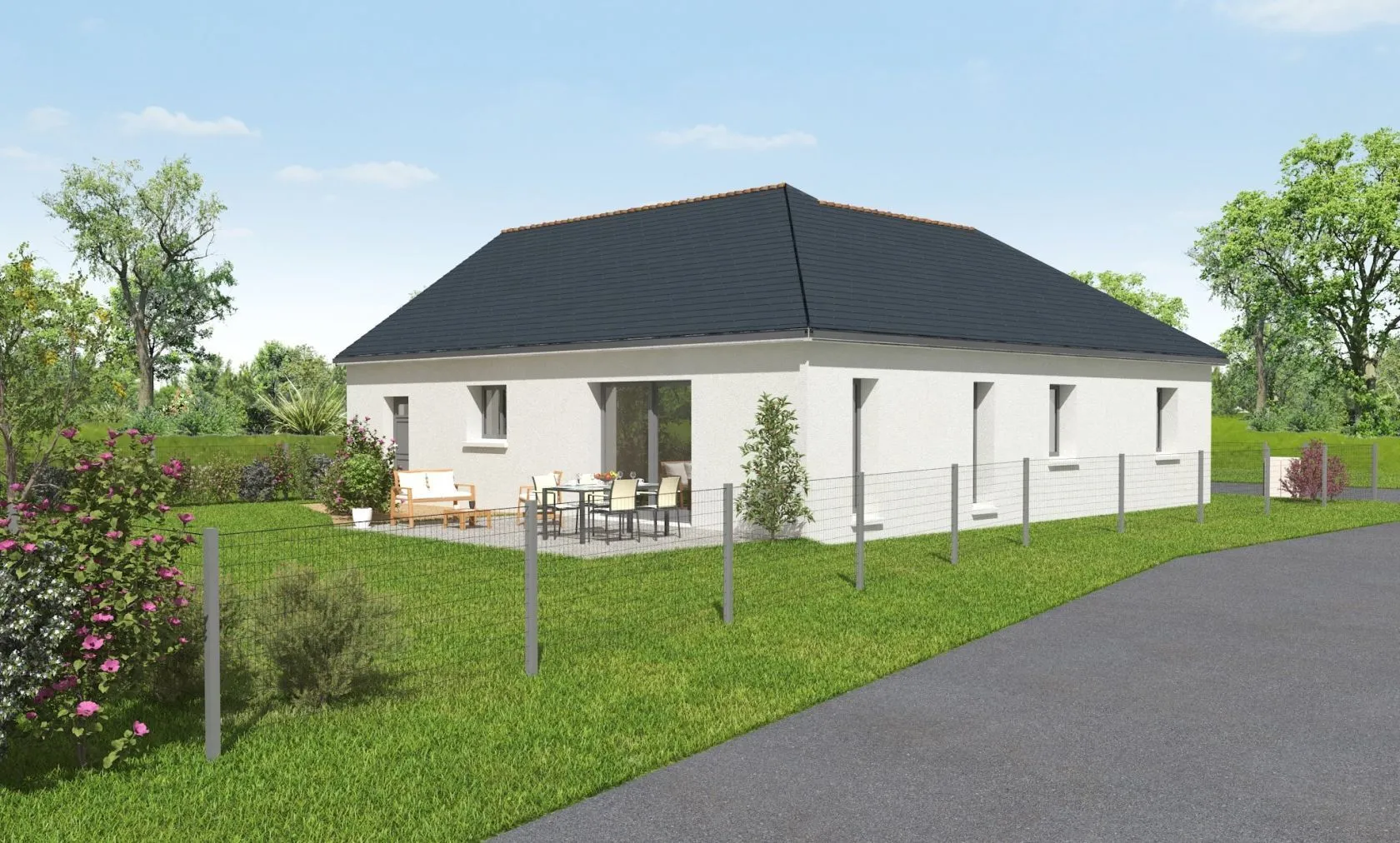 Maison neuve 83 m² à Bazougers (53170)
