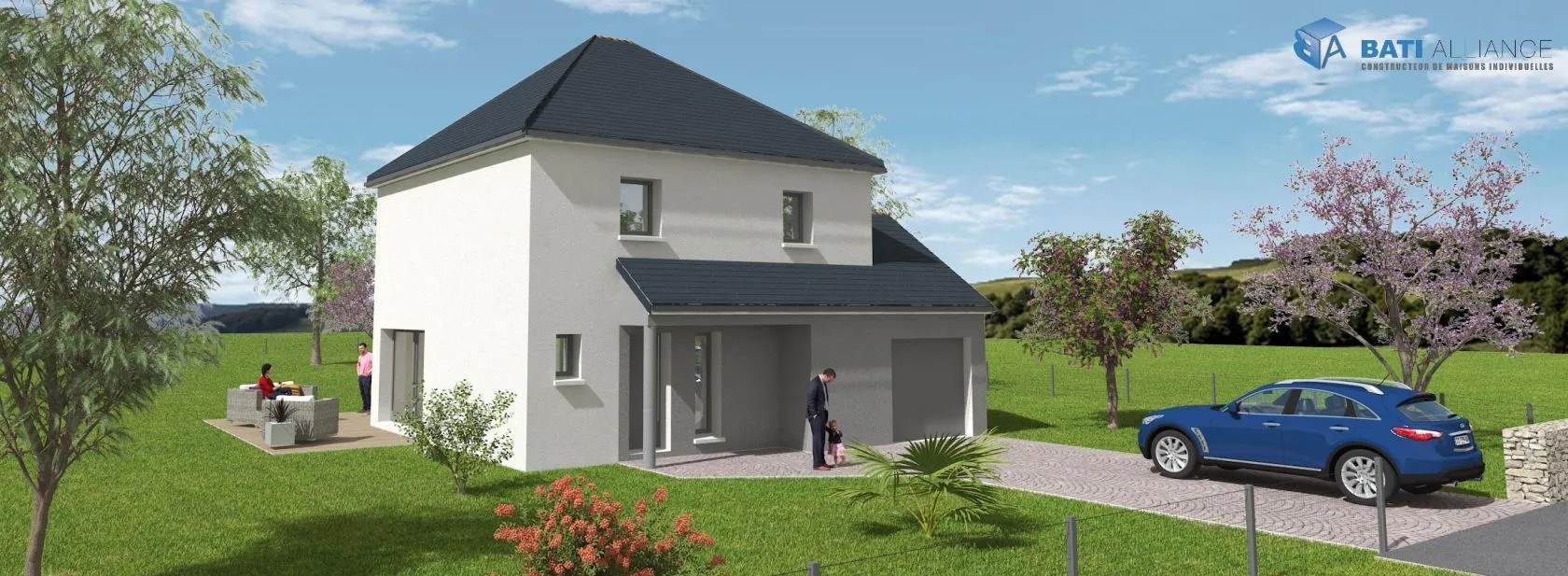 Maison neuve 97 m² à Entrammes (53260)