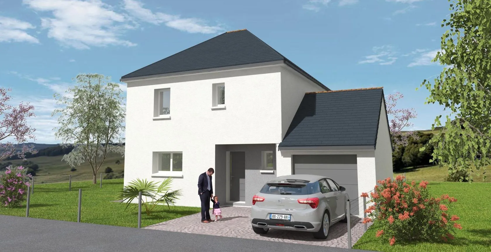 Maison neuve 88 m² à Changé (53810)