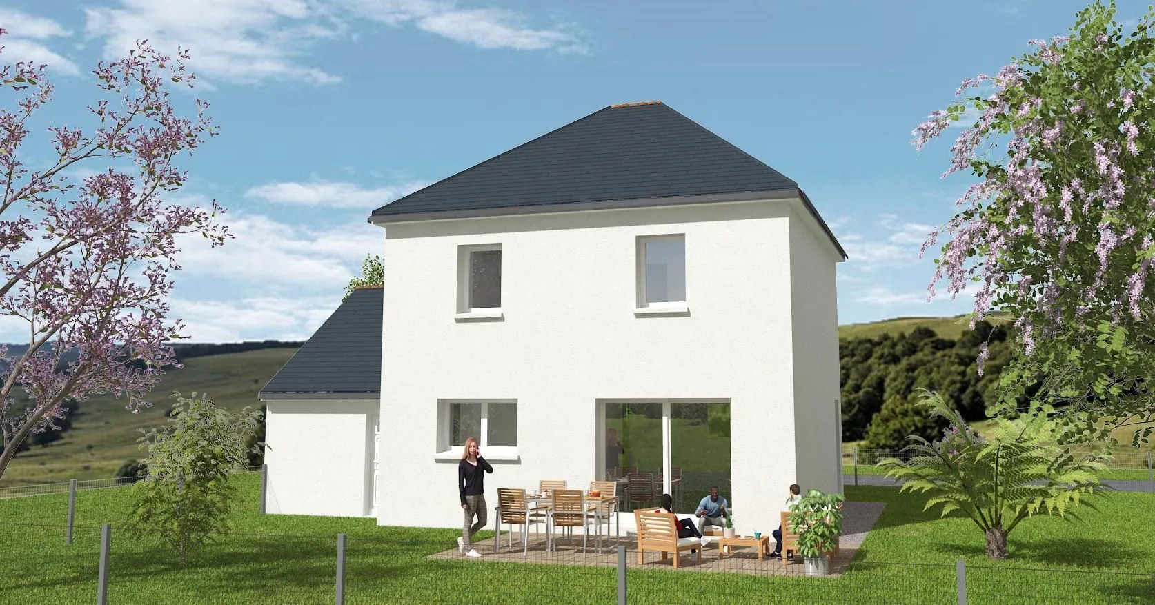 Maison neuve 88 m² à Changé (53810)