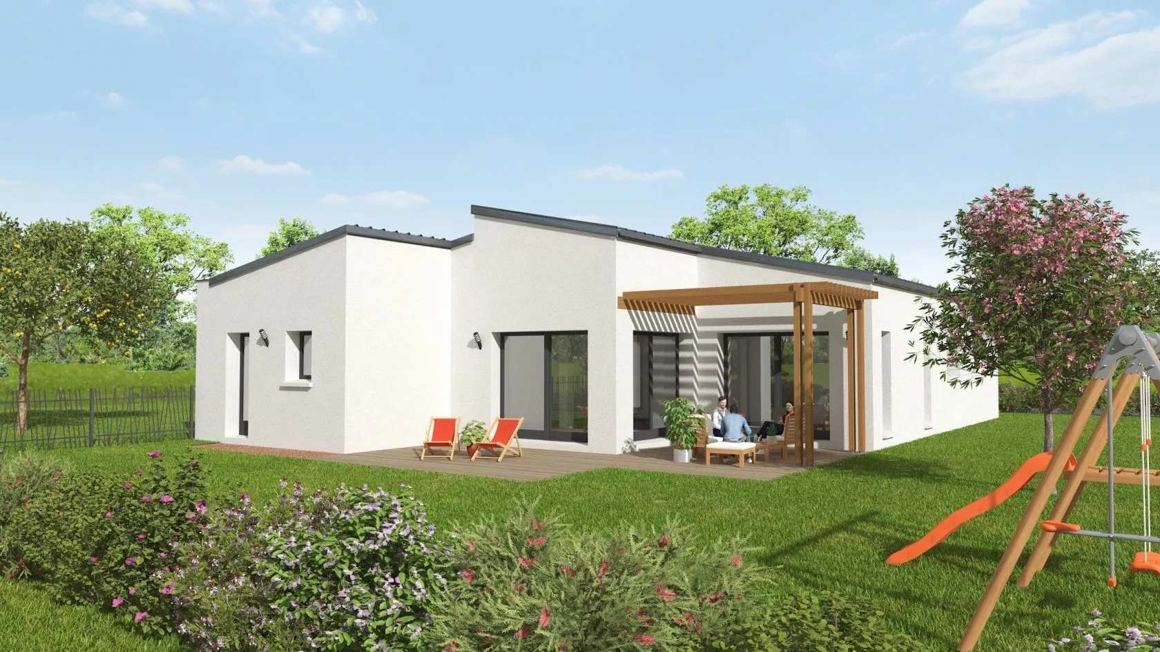 Maison neuve 109 m² à Entrammes (53260)