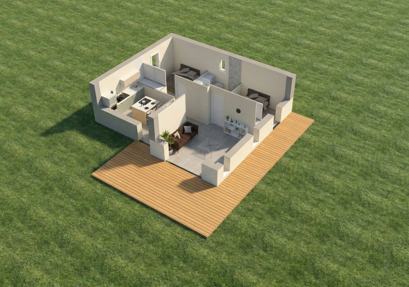 Maison neuve 53 m² à Entrammes (53260)