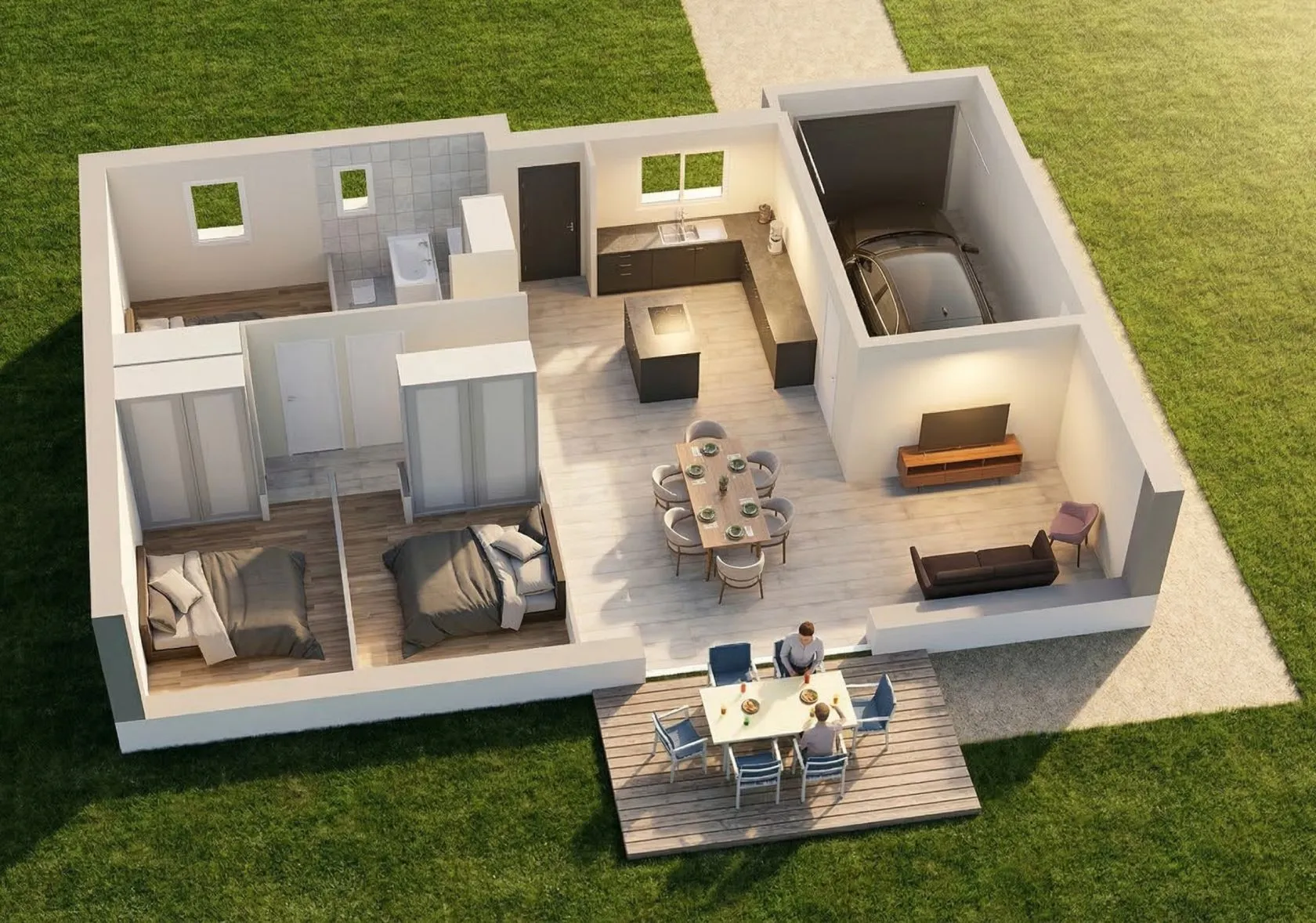 Maison neuve 85 m² à Entrammes (53260)
