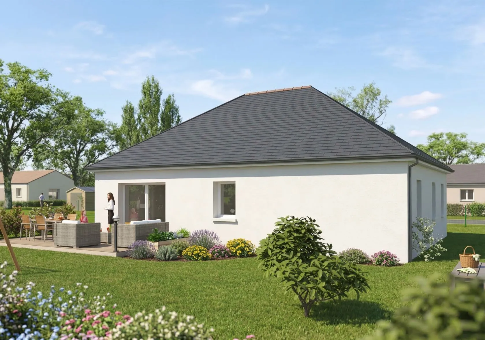 Maison neuve 82 m² à Saint-Jean-sur-Mayenne (53240)