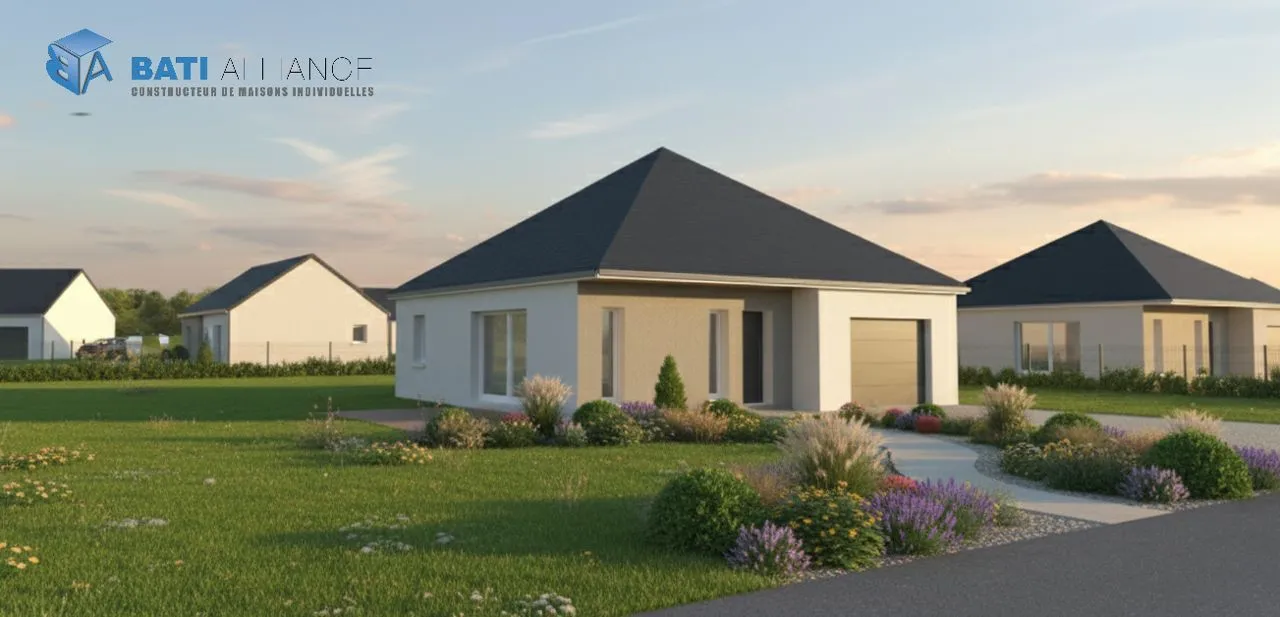 Maison neuve 72 m² à Changé (53810)