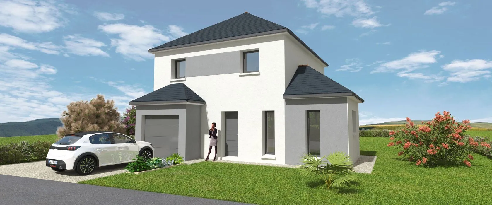 Maison neuve 92 m² à Louverné (53950)