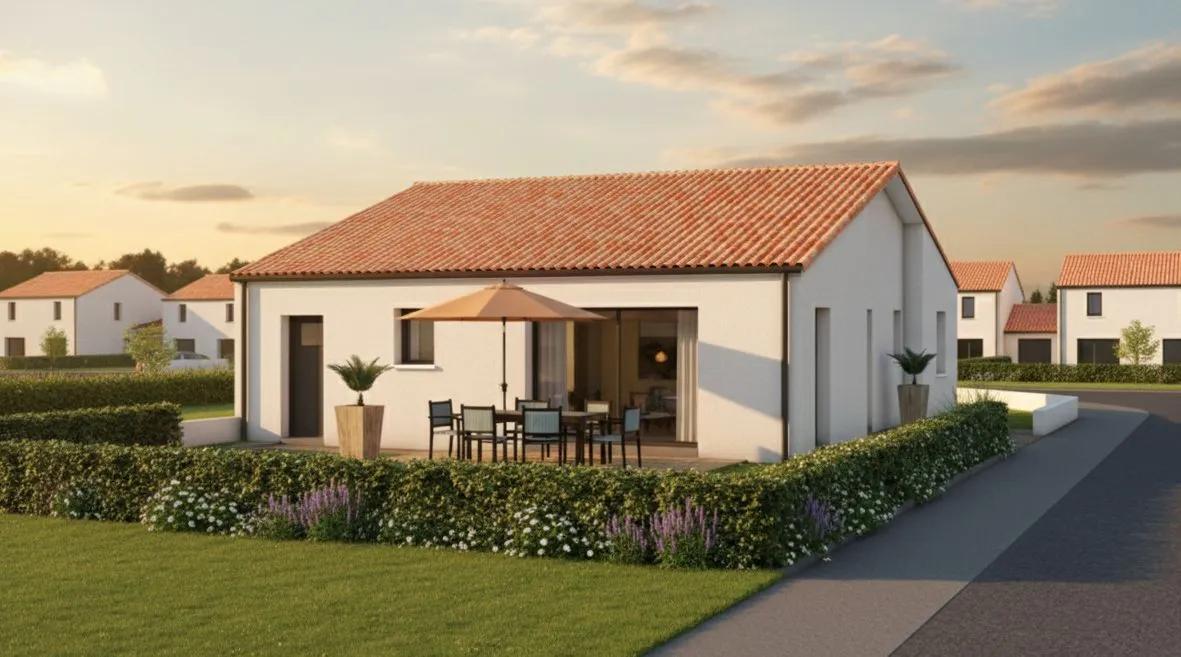 Maison neuve 68 m² à Melay (49120)