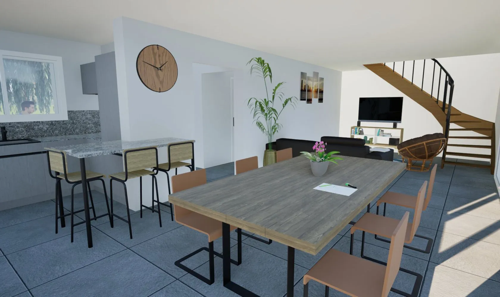 Maison neuve 98 m² à Gesté (49600)