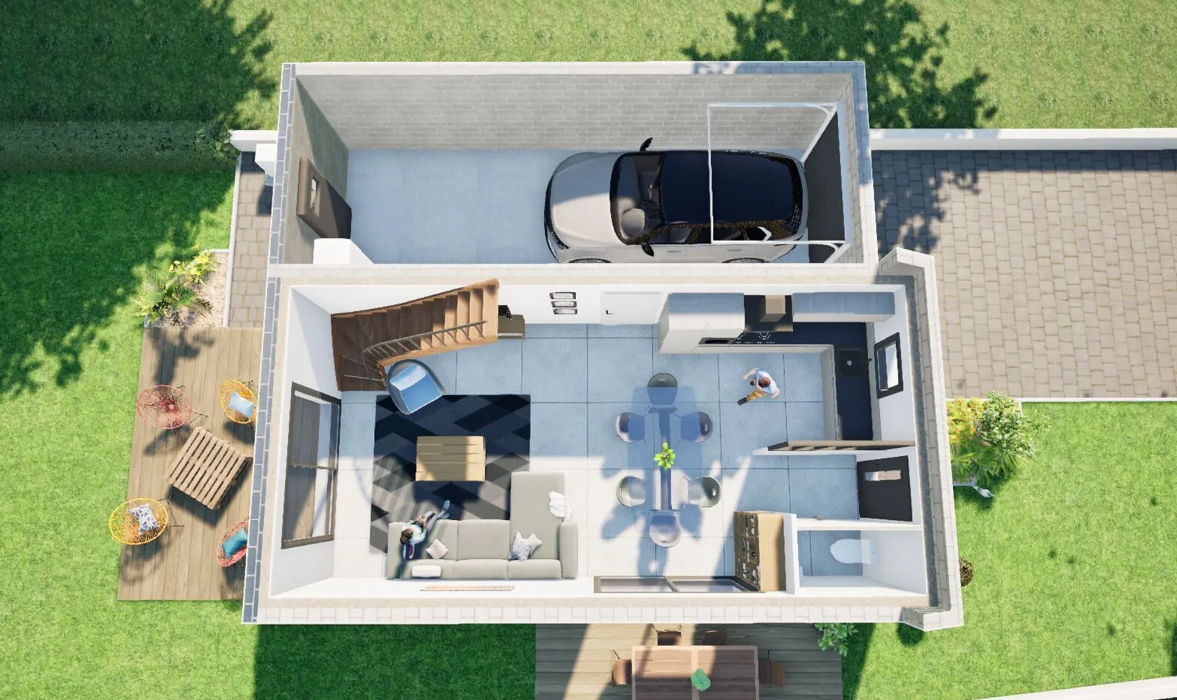 Maison neuve 96 m² à Chemillé-en-Anjou (49120)