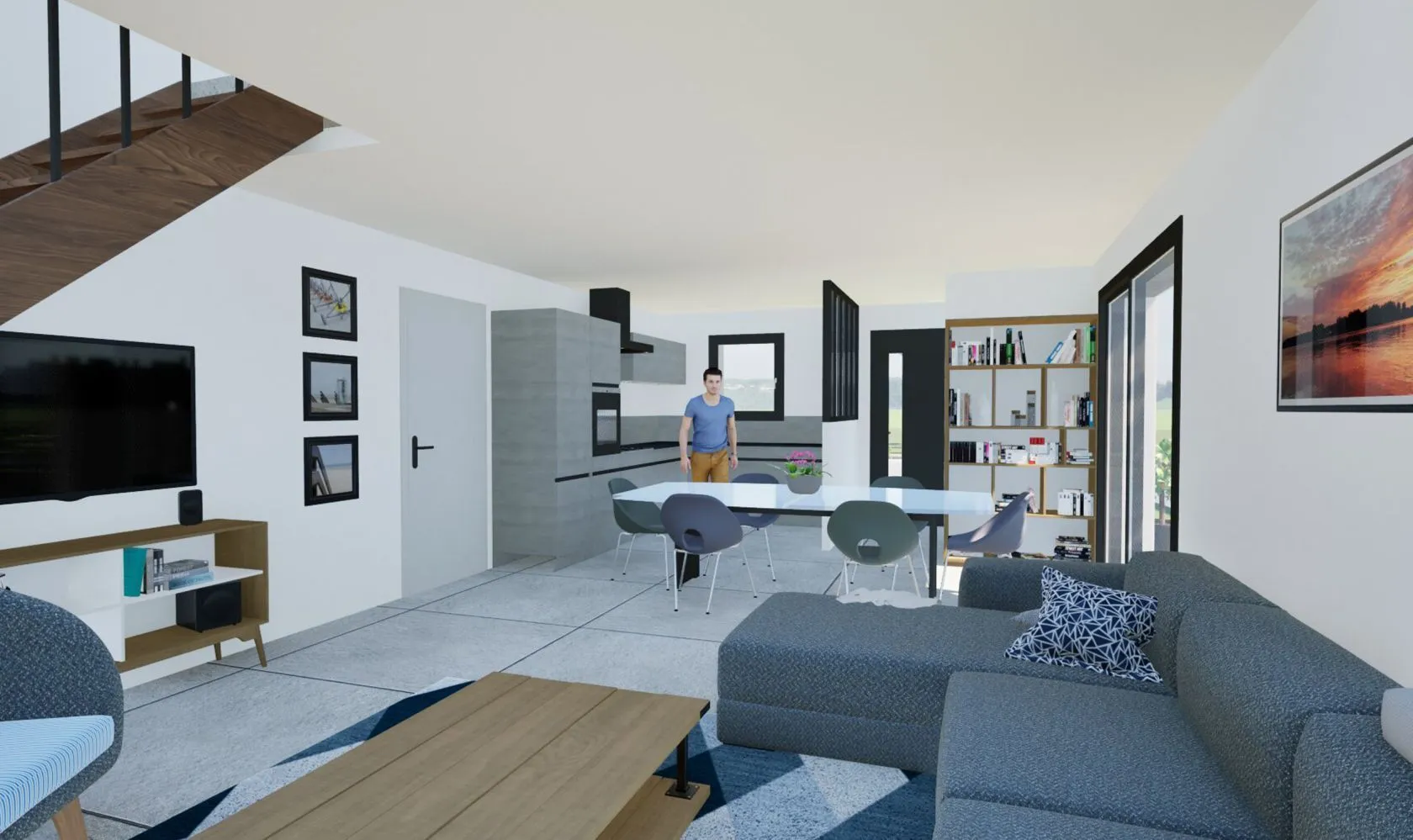 Maison neuve 96 m² à Chemillé-en-Anjou (49120)