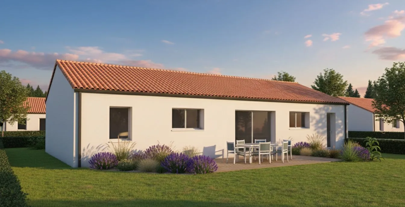 Maison neuve 100 m² à Villedieu-la-Blouère (49450)