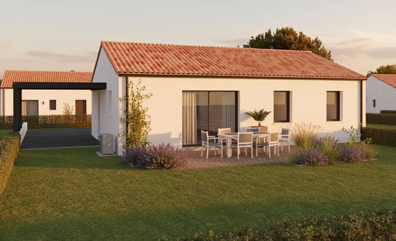 Maison neuve 80 m² à Saint-Rémy-en-Mauges (49110)