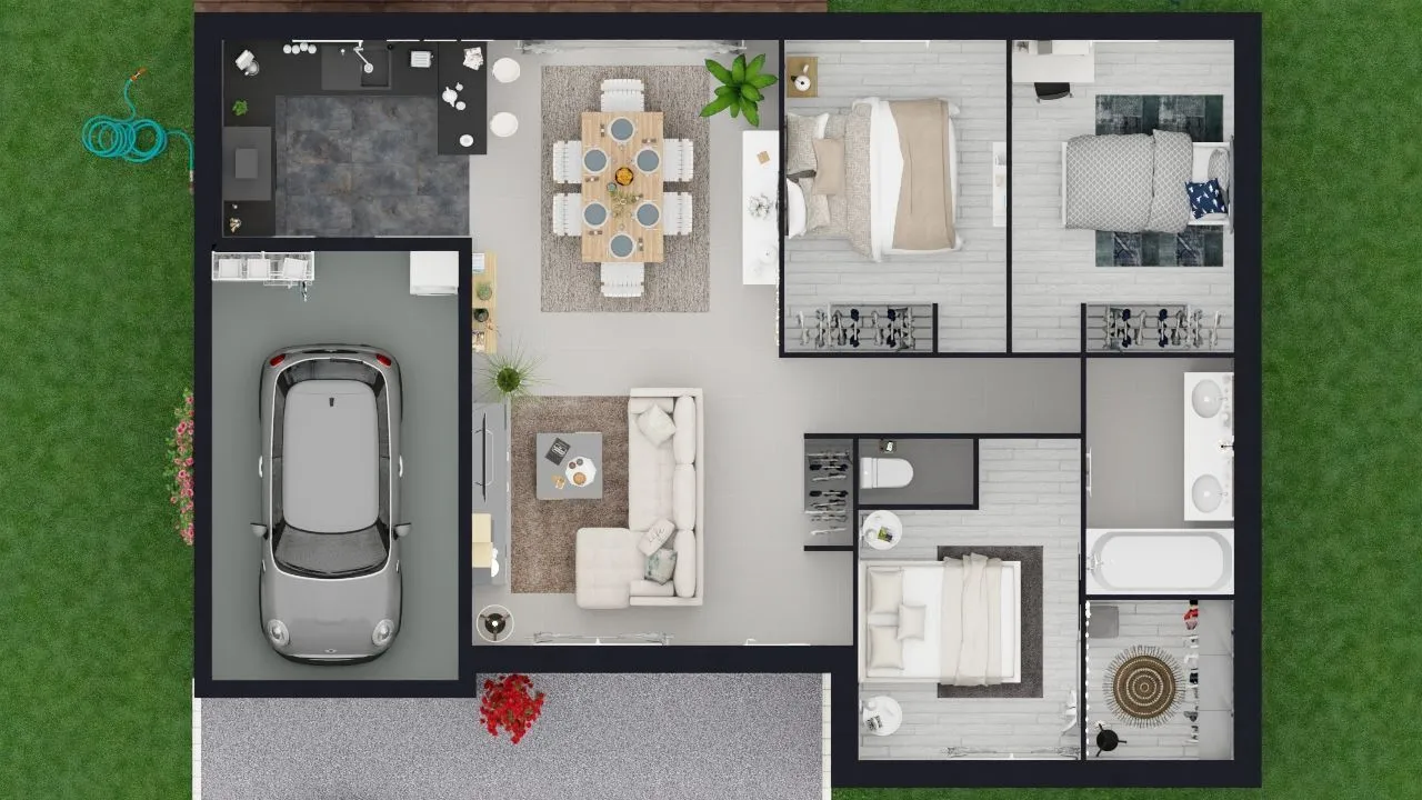 Maison neuve 80 m² au Bourdet (79210)