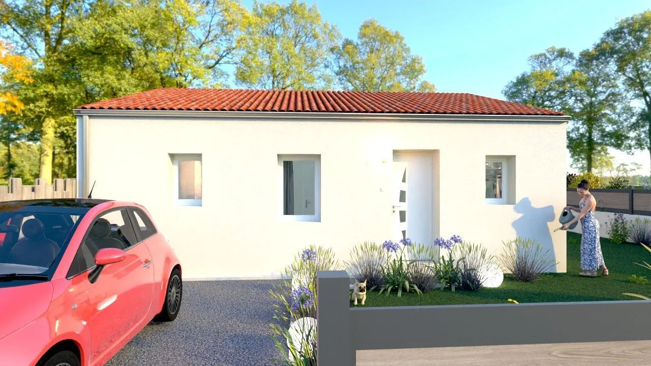 Maison neuve 62 m² à Celles-sur-Belle (79370)