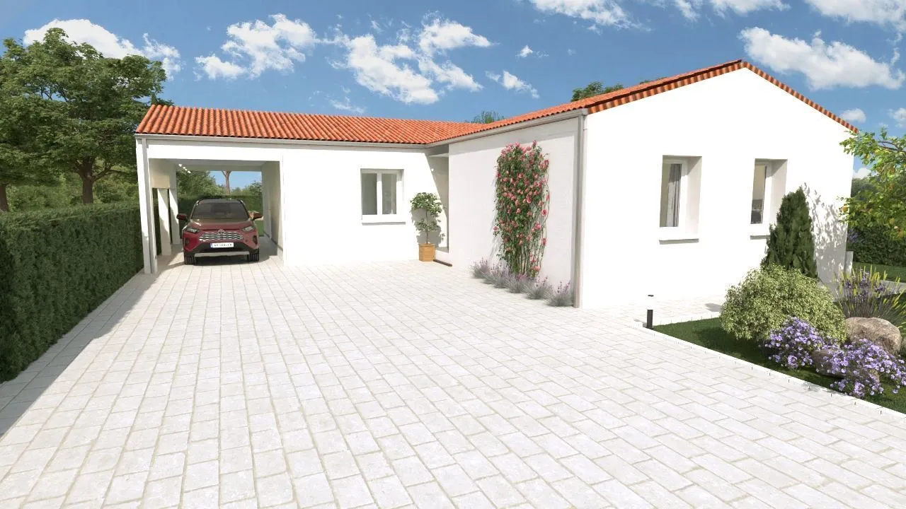 Maison neuve à Auge