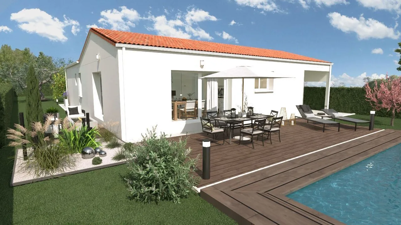 Maison neuve 102 m² à Vouhé (17700)