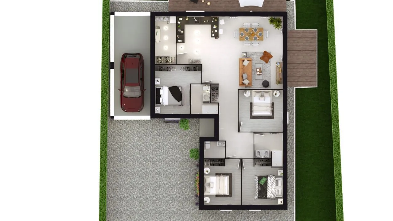 Maison neuve 102 m² à Vouhé (17700)