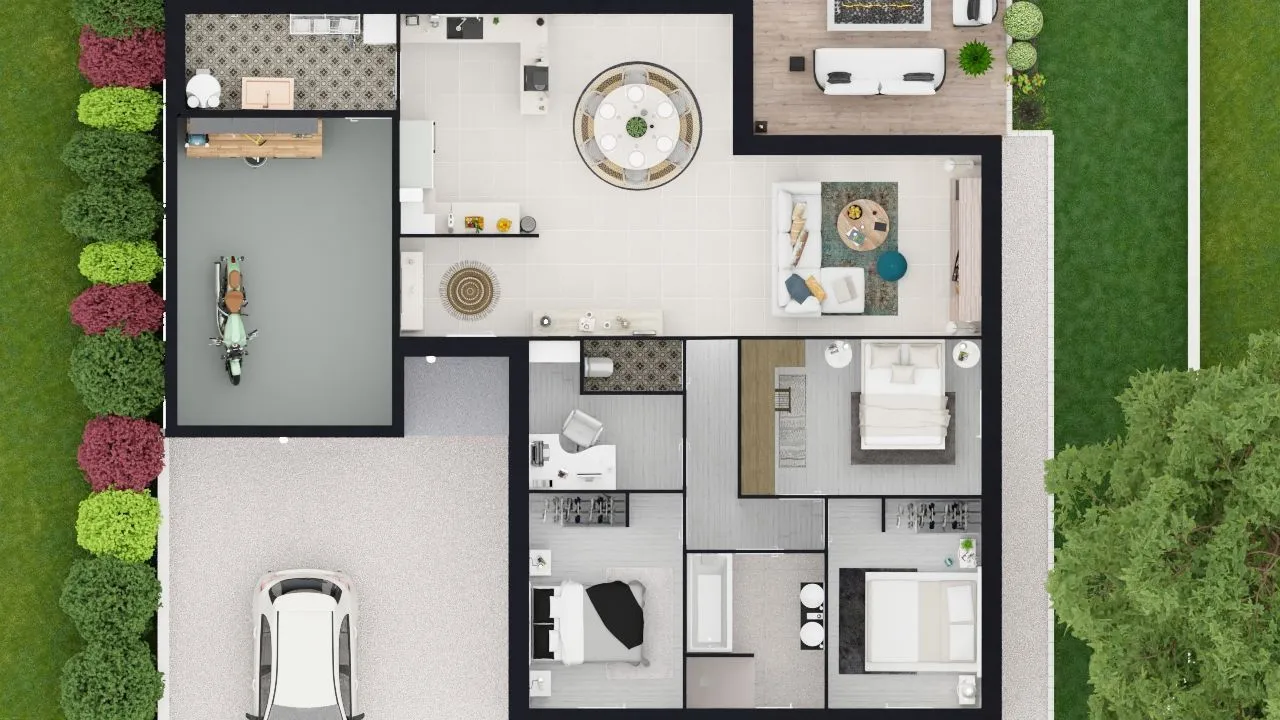 Maison neuve 104 m² à Péré (17700)