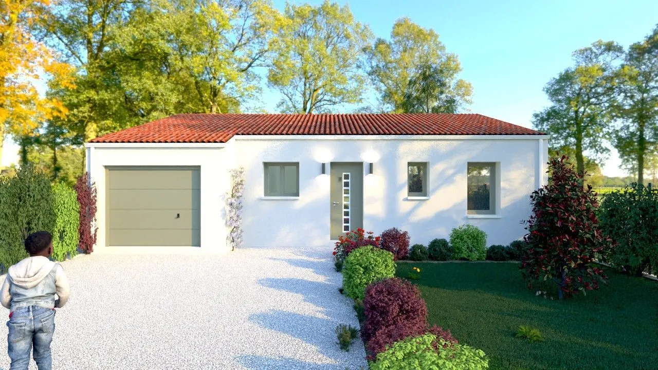 Maison neuve à Auge
