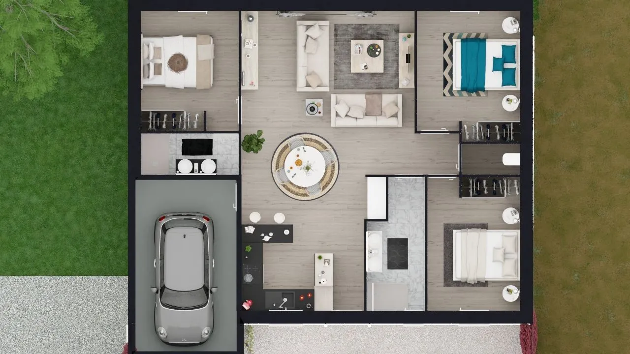 Maison neuve 81 m² à Saint-Georges-de-Rex (79210)