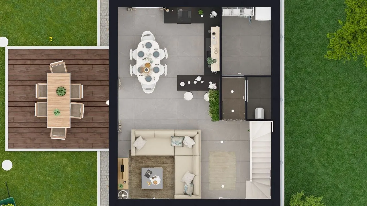 Maison neuve 80 m² à Germond-Rouvre (79220)