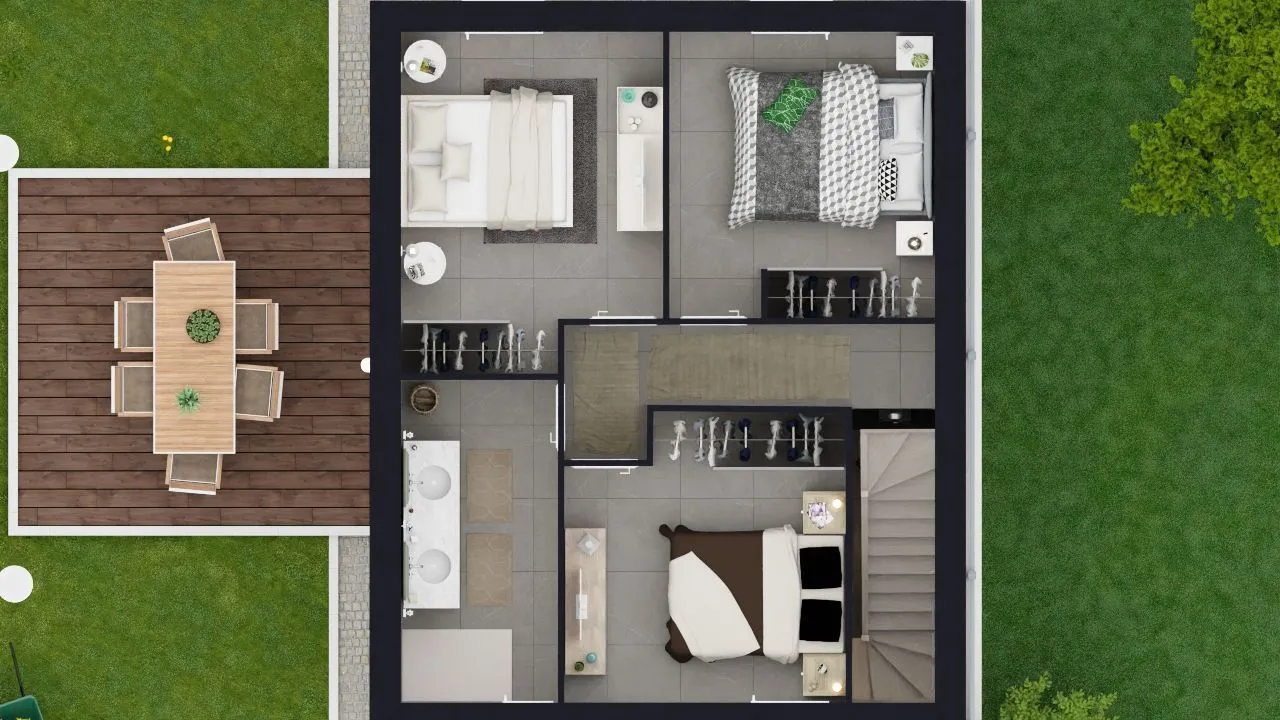 Maison neuve 80 m² à Germond-Rouvre (79220)