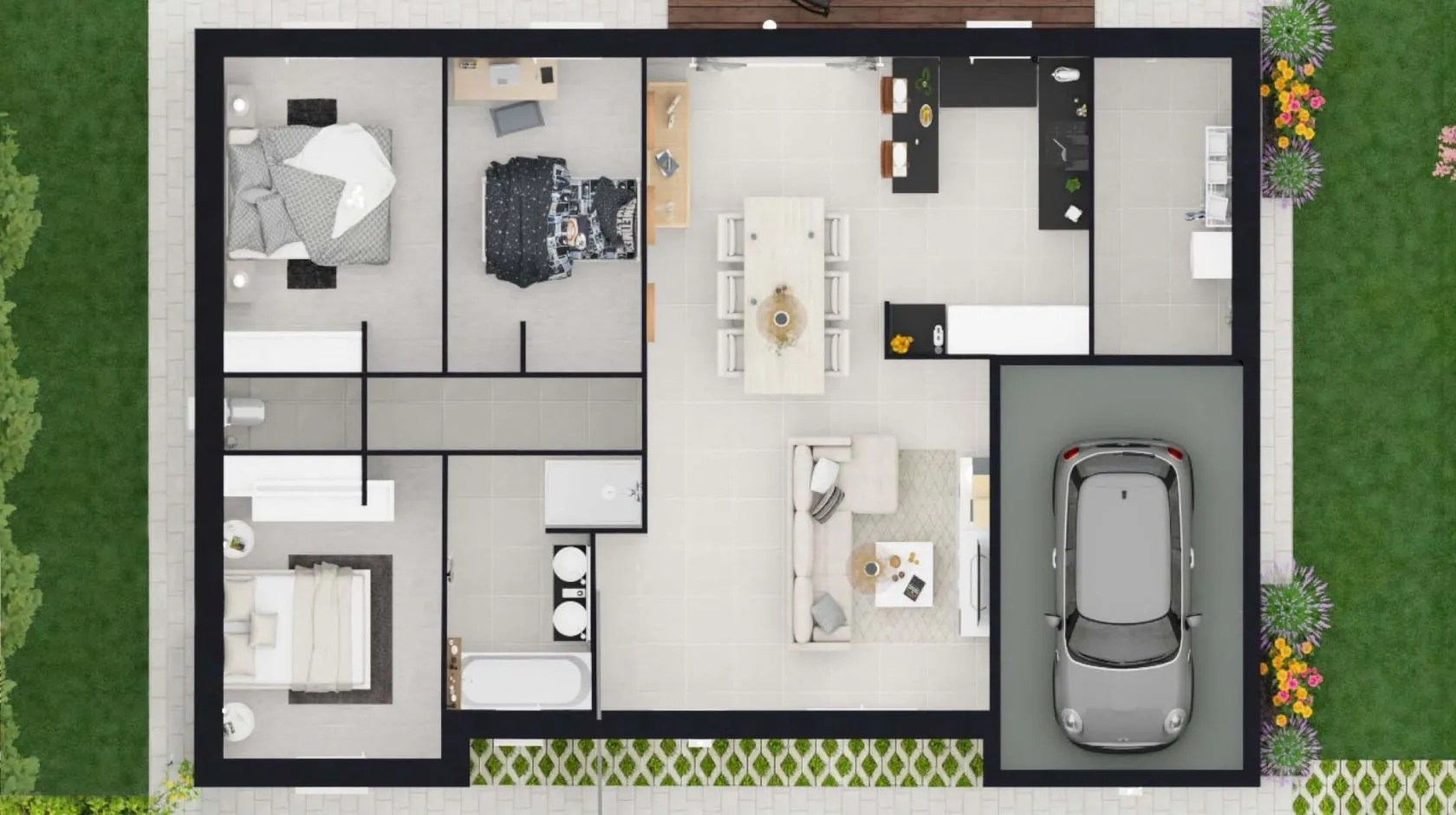 Maison neuve 87 m² à Auge (79400)