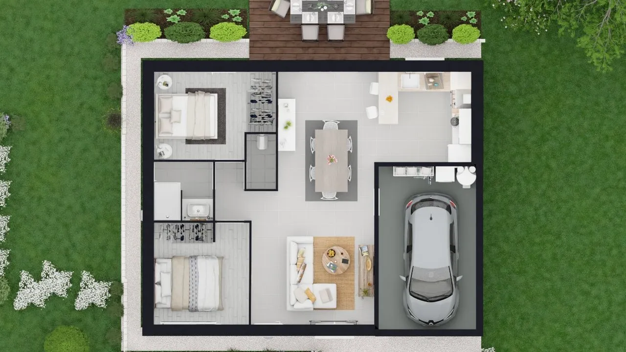Maison neuve 60 m² à La Crèche (79260)