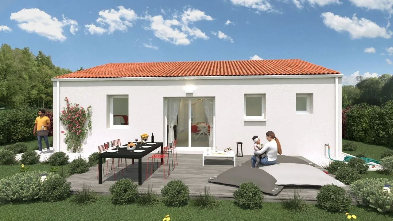 Maison neuve 69 m² à Sainte-Néomaye (79260)
