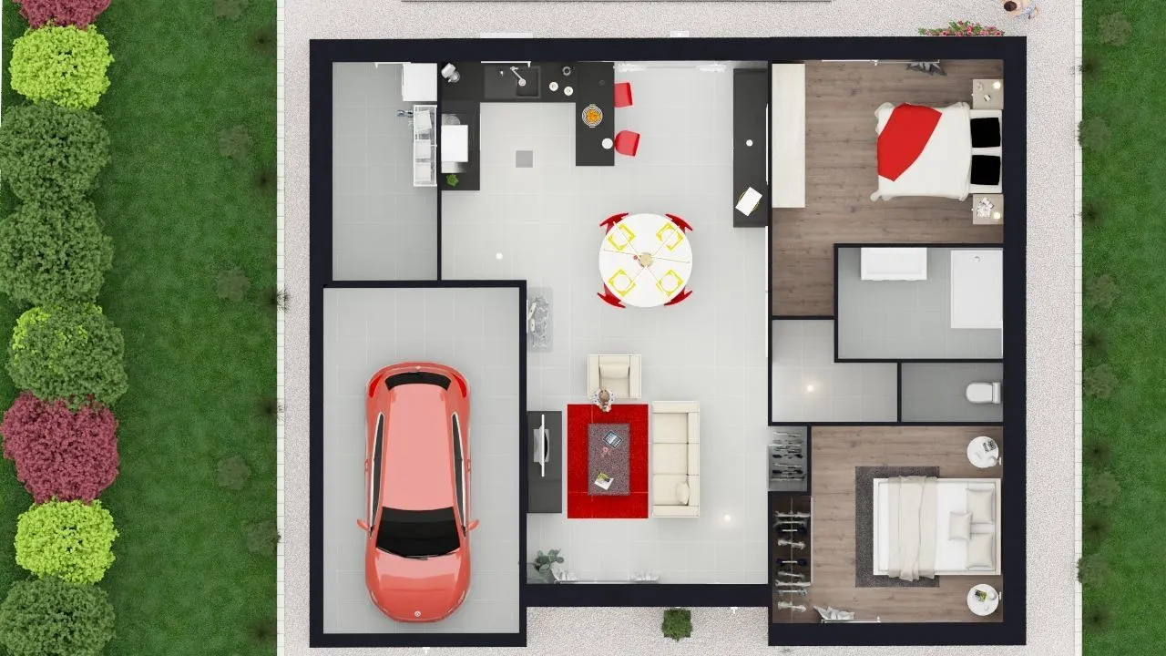 Maison neuve 69 m² à Sainte-Néomaye (79260)