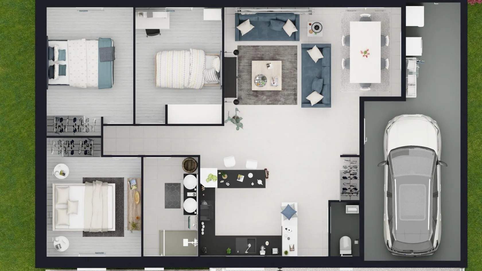 Maison neuve 78 m² à Vérines (17540)