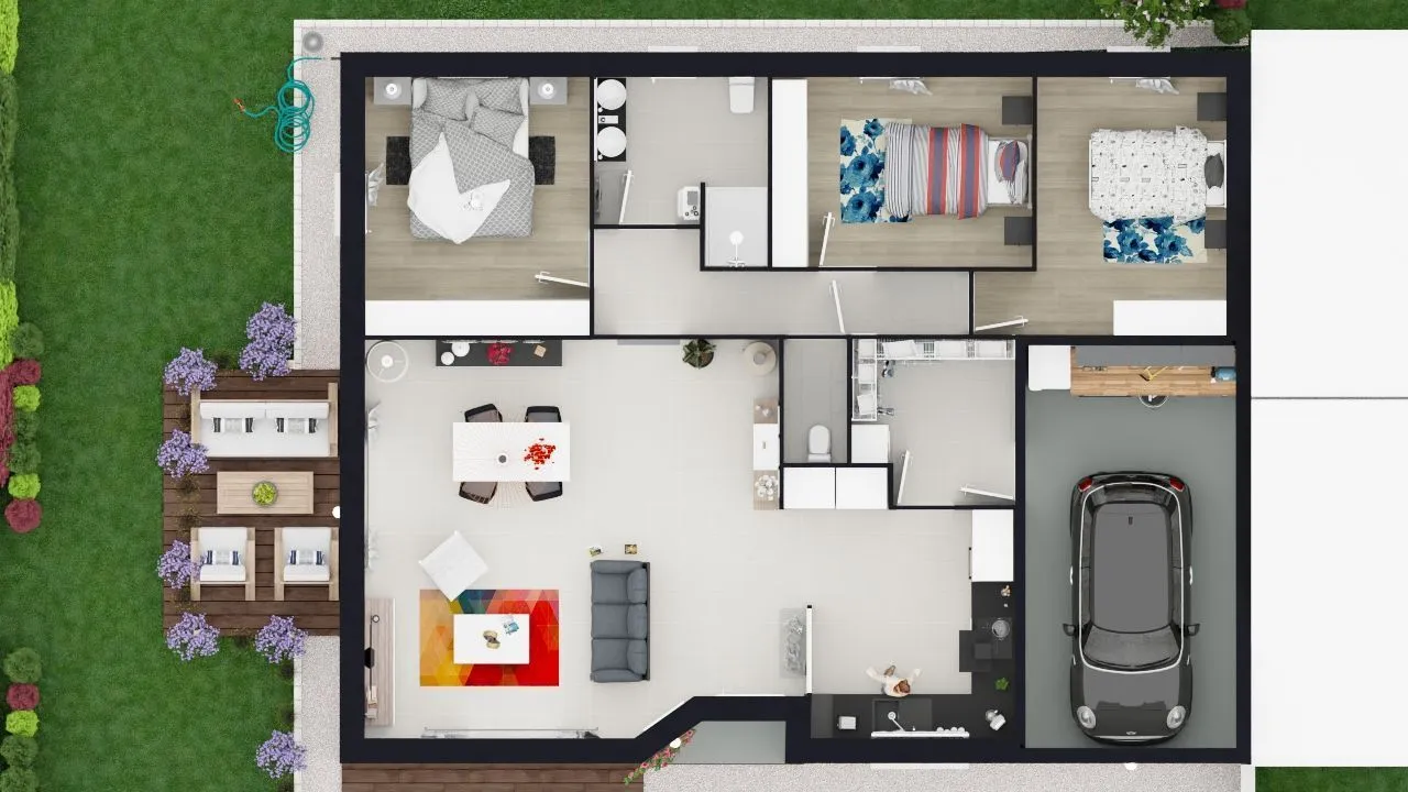 Maison neuve 95 m² à Marigny (79360)