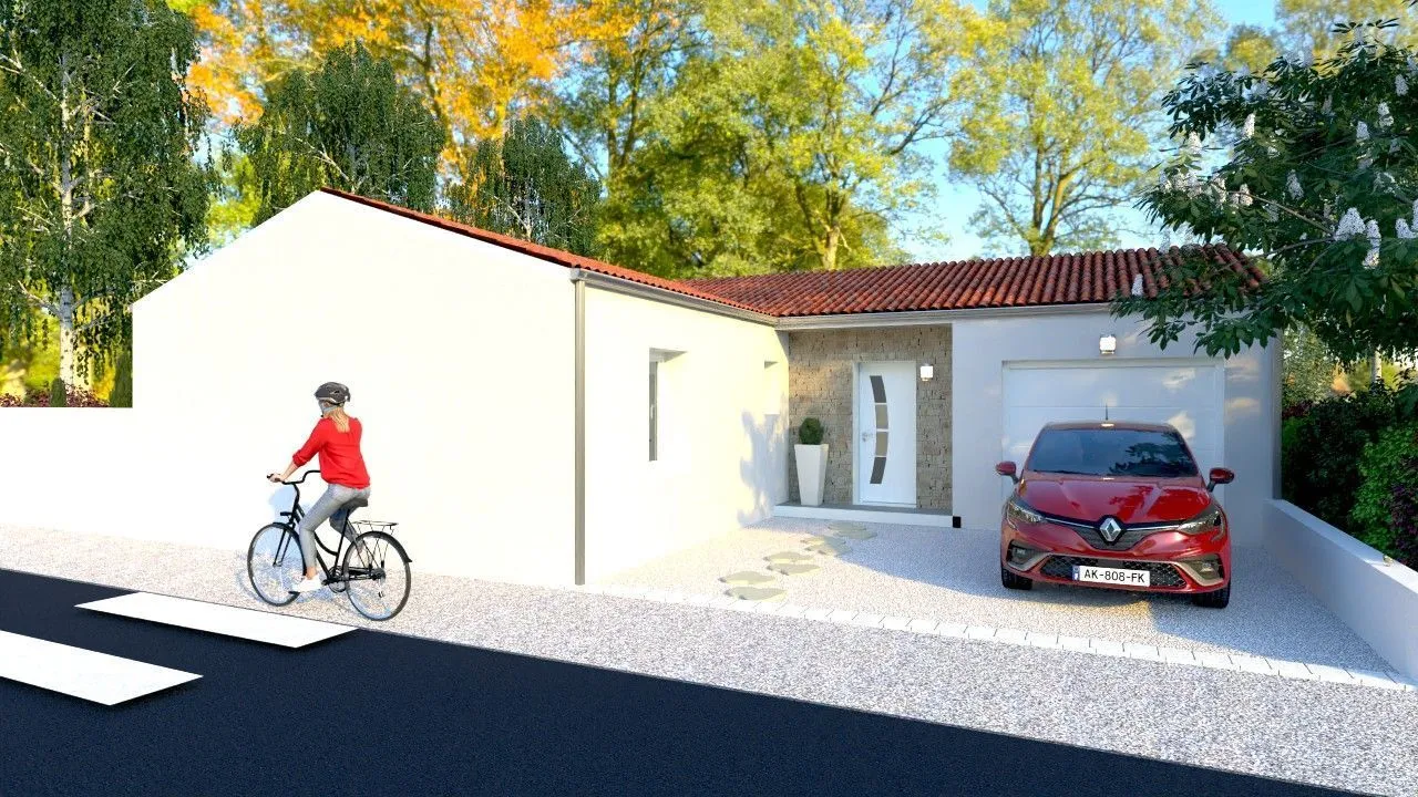 Maison neuve 78 m² à La Mothe-Saint-Héray (79800)