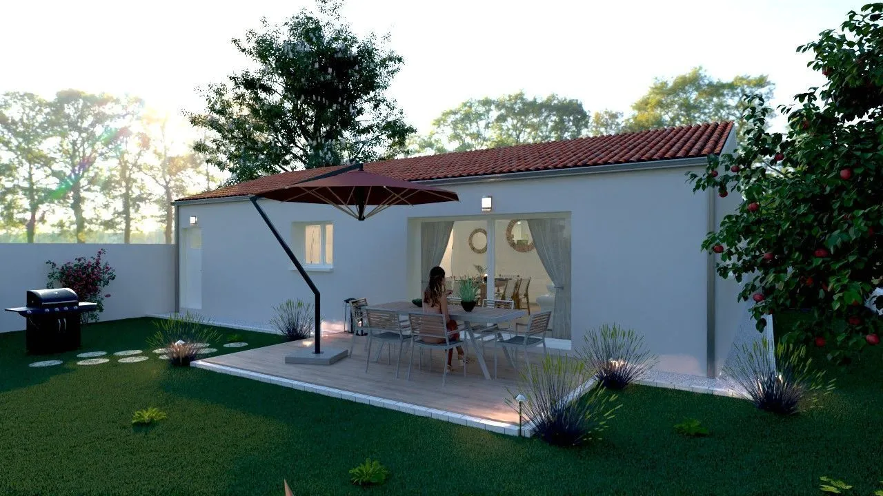 Maison neuve 78 m² à La Mothe-Saint-Héray (79800)