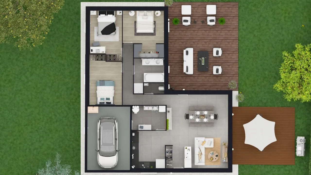 Maison neuve 101 m² à Coulon (79510)