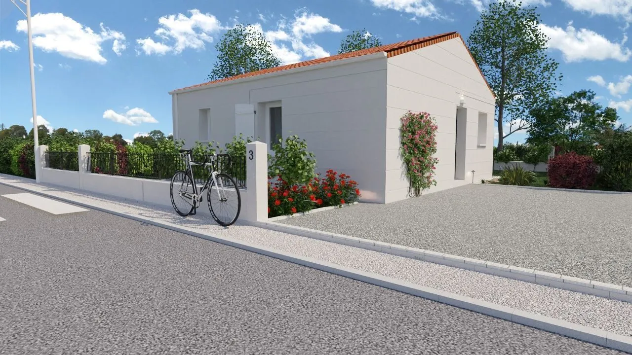 Maison neuve à Auge