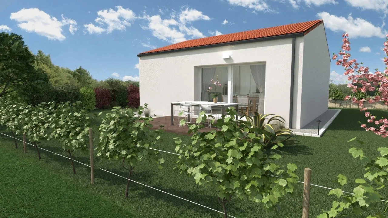 Maison neuve 52 m² à La Mothe-Saint-Héray (79800)