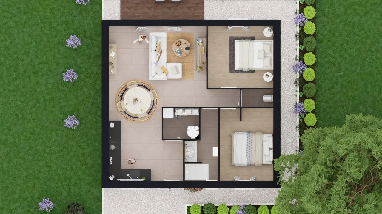 Maison neuve 63 m² à François (79260)
