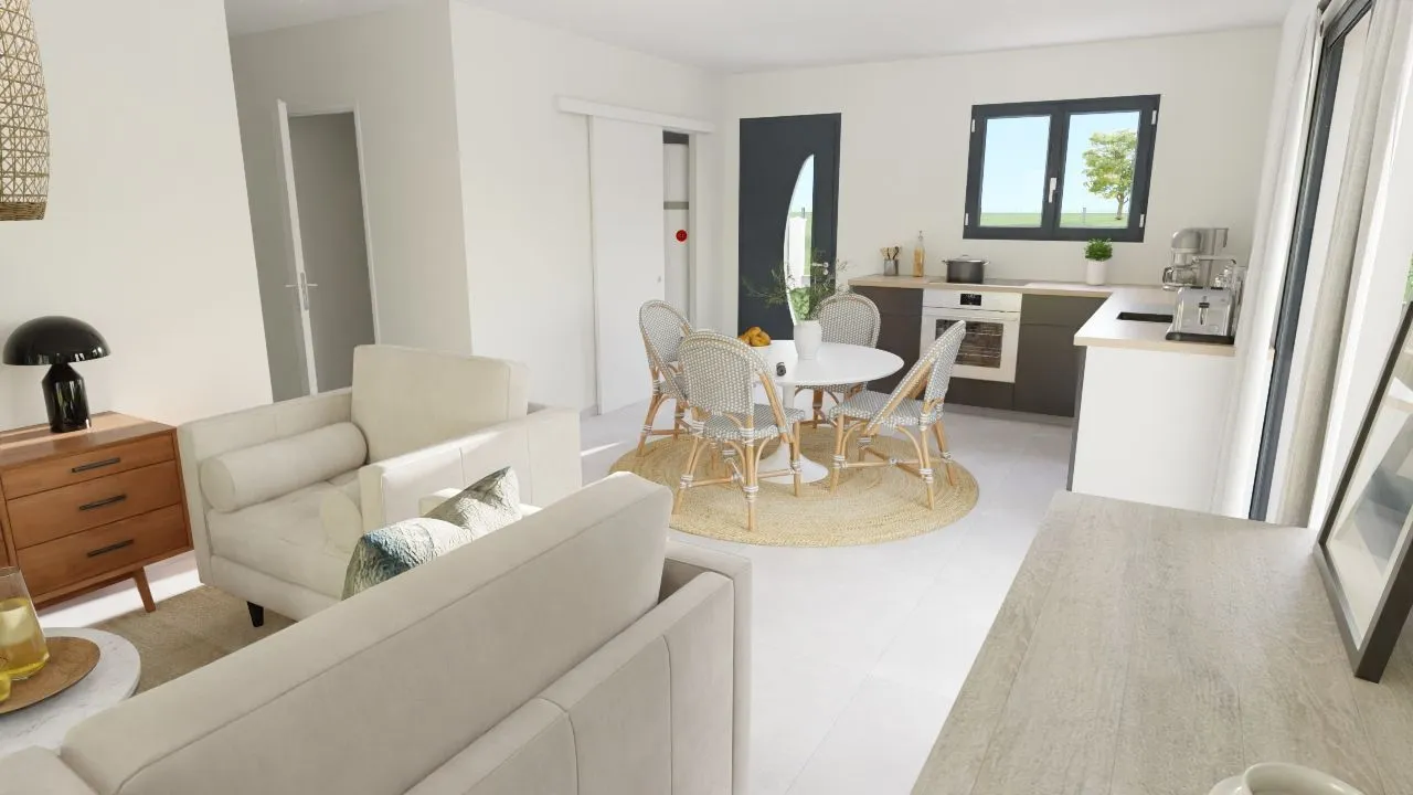 Maison neuve 73 m² à La Mothe-Saint-Héray (79800)