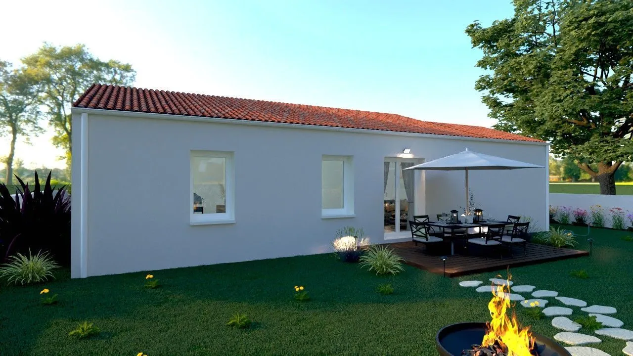 Maison neuve 76 m² à Aigondigné (79370)