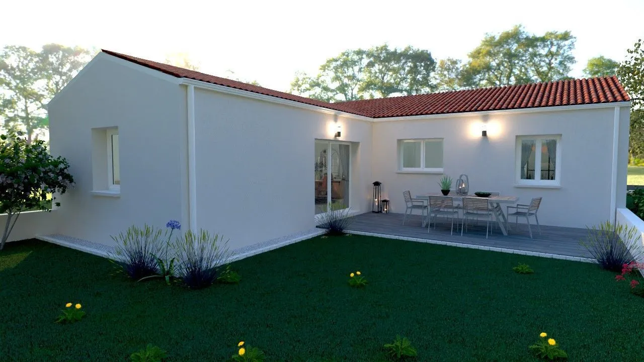 Maison neuve 76 m² à Loulay (17330)