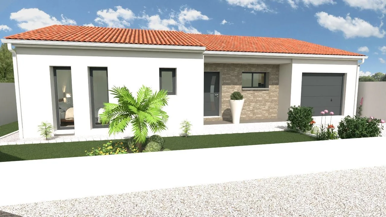 Maison neuve 86 m² à Coulon (79510)