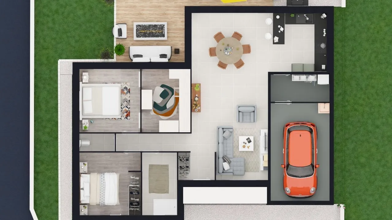 Maison neuve 86 m² à Coulon (79510)
